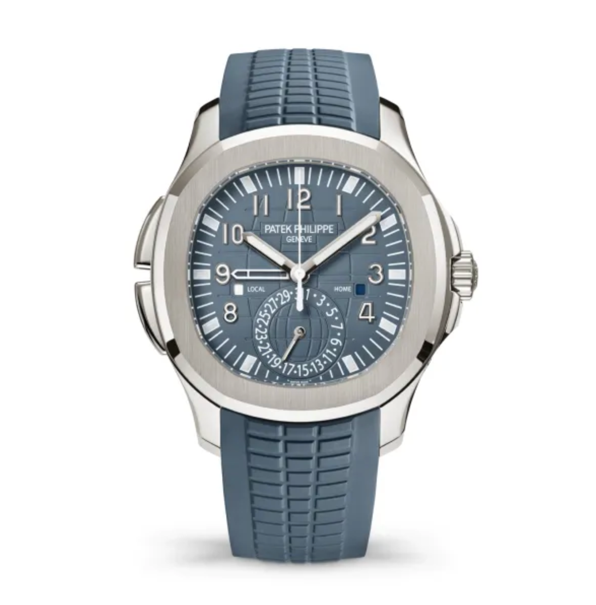 2024 The Denim Blue Patek Philippe Aquanaut Travel Time 5164G